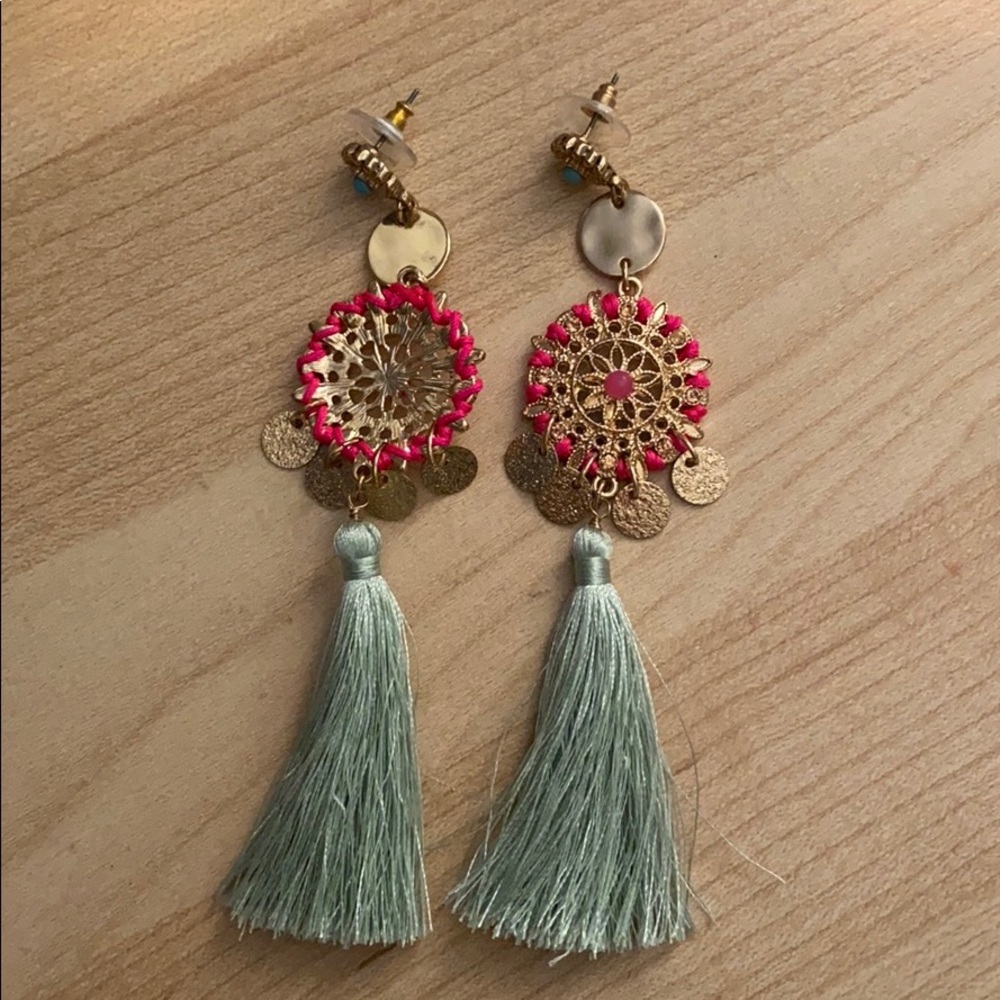 BaubleBar tassel style earrings